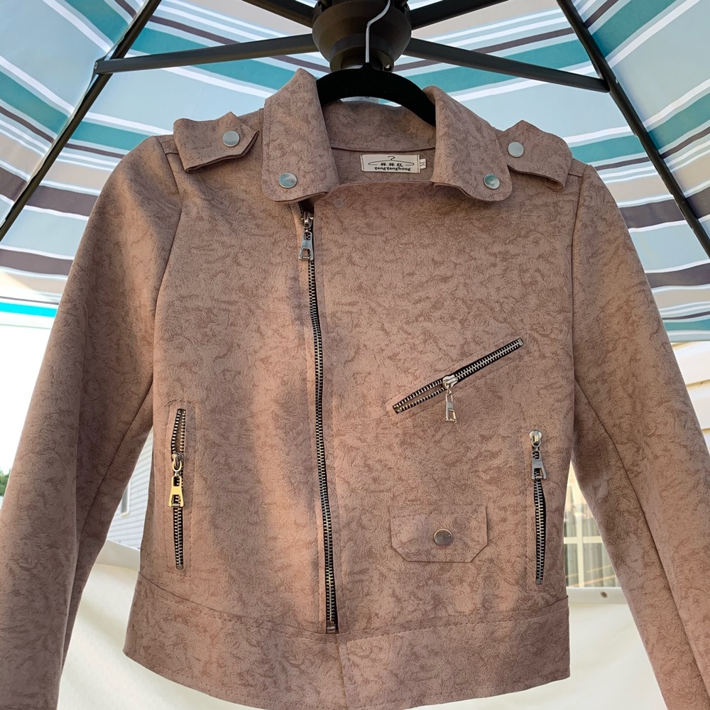 Light pink Nubuck jacket - Picture 2 of 5